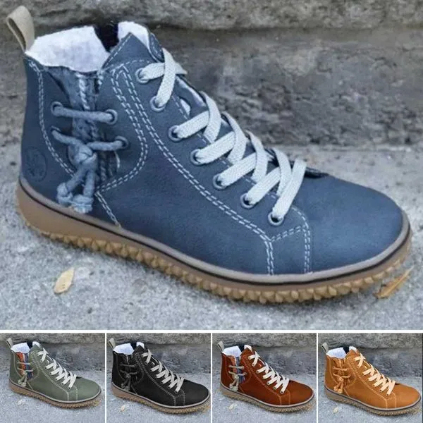 AMY™ WARM FUR ORTHOPEDIC WINTER ANKLE BOOTS