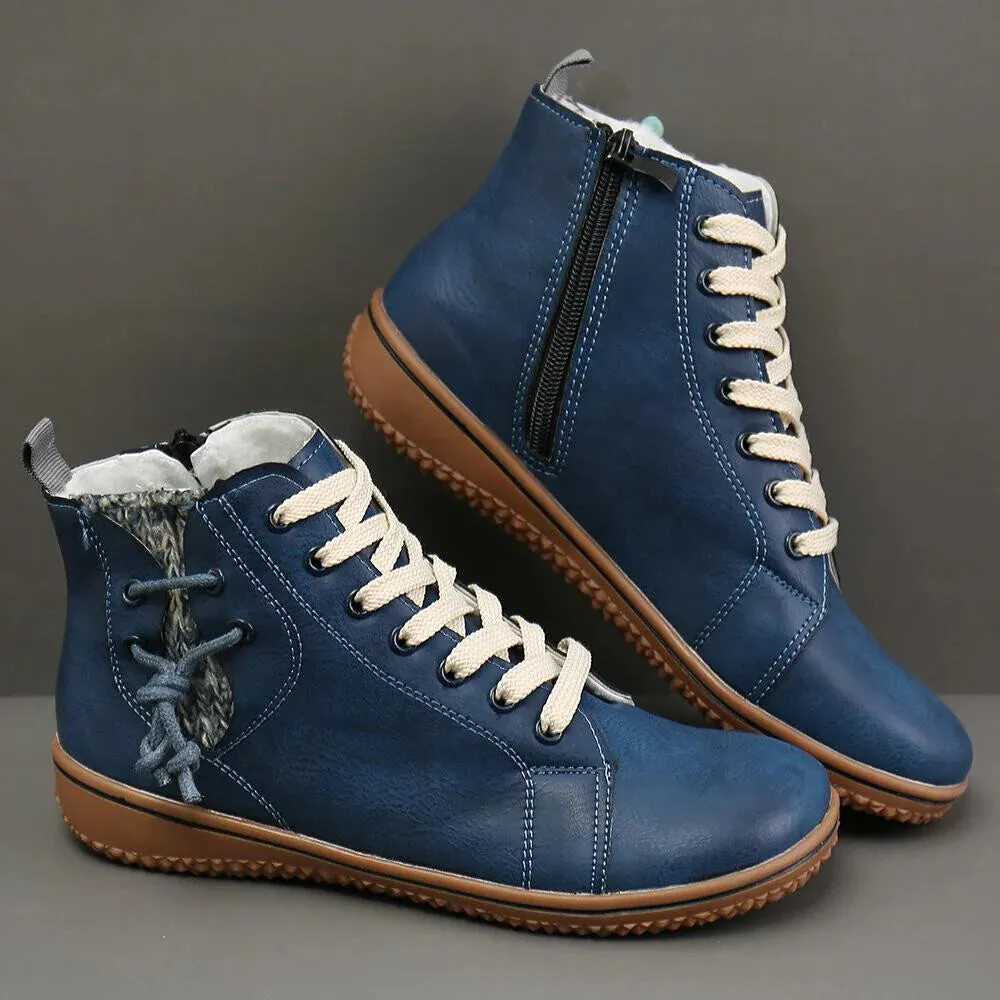 AMY™ WARM FUR ORTHOPEDIC WINTER ANKLE BOOTS