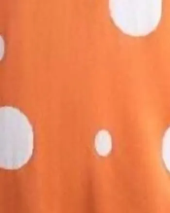 Bubbles Graphic Sweater in Orange/White | Orange/White