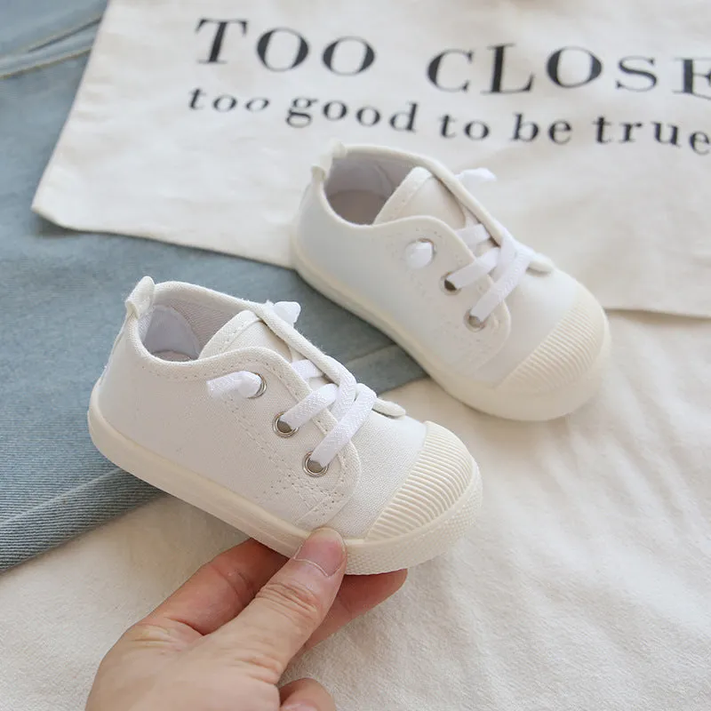 Canvas Lace-up Tennis Shoes