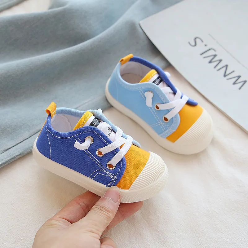 Canvas Lace-up Tennis Shoes