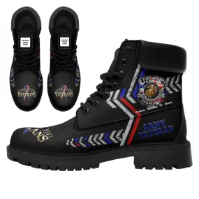 Custom corporate gifts, Personalized Patriotic Boots, Custom USA- Theme Boots, Trendy Boots,TB-24020012