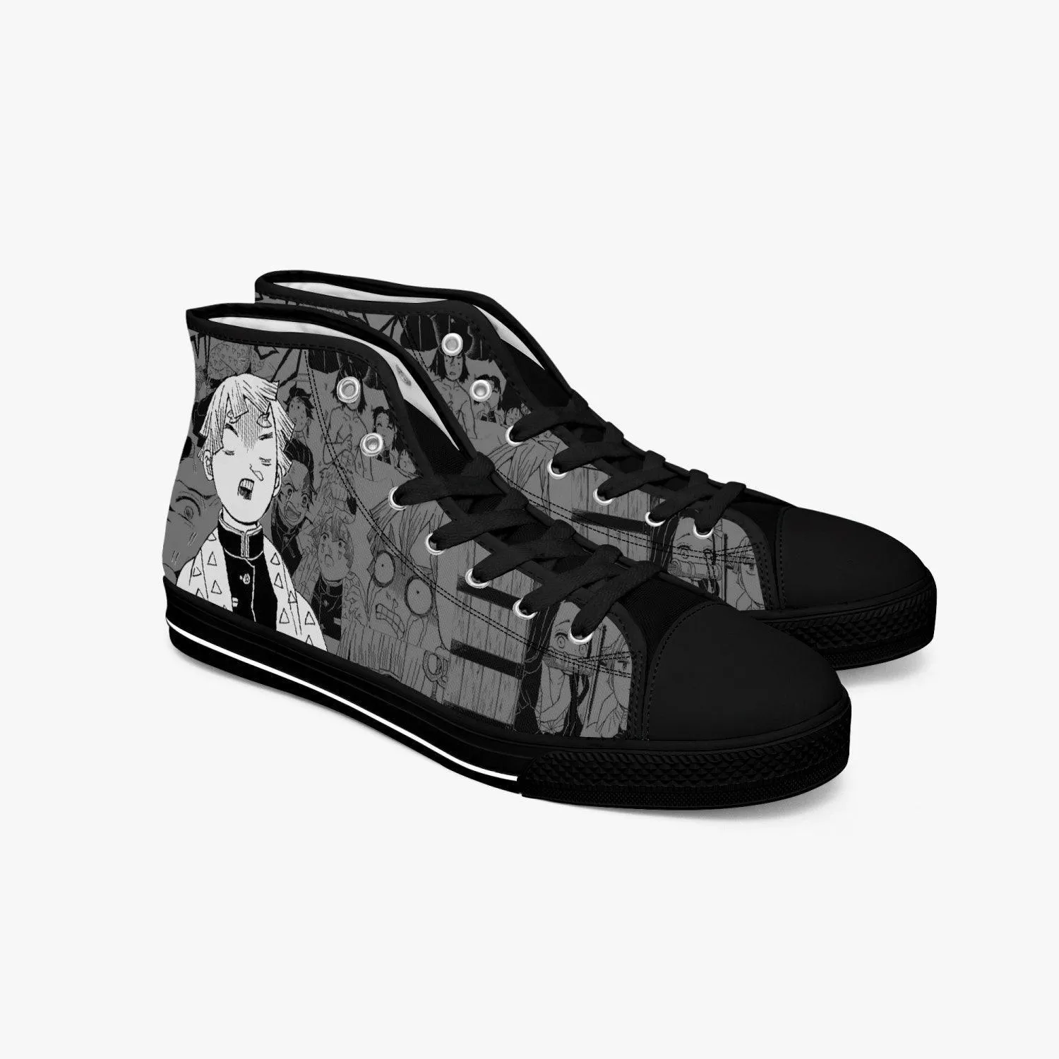 Demon Slayer Zenitsu Agatsuma Manga A-Star Mid Anime Shoes