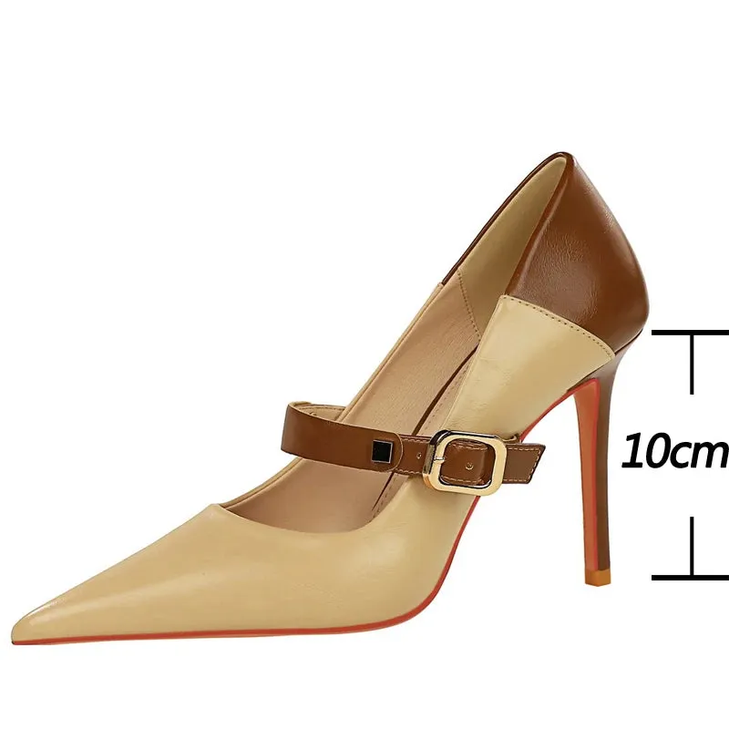 Funki Buys | Shoes | Women's Retro Colored Pointy Toe Stilettos