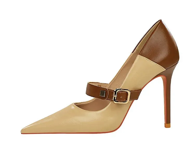 Funki Buys | Shoes | Women's Retro Colored Pointy Toe Stilettos