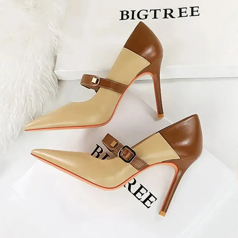 Funki Buys | Shoes | Women's Retro Colored Pointy Toe Stilettos