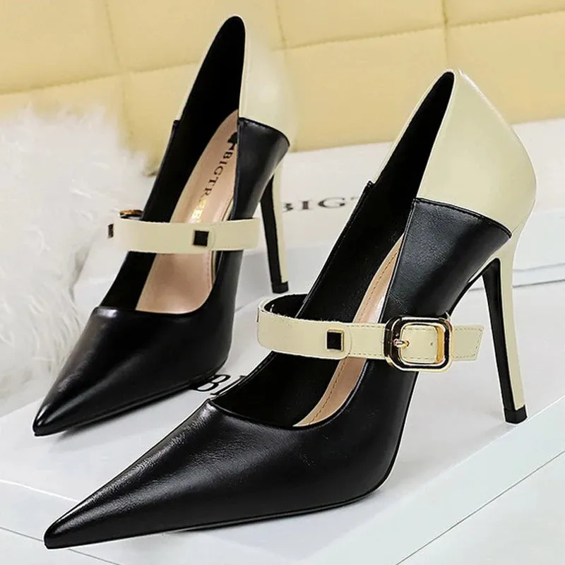 Funki Buys | Shoes | Women's Retro Colored Pointy Toe Stilettos