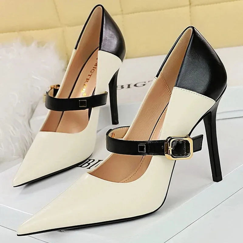 Funki Buys | Shoes | Women's Retro Colored Pointy Toe Stilettos