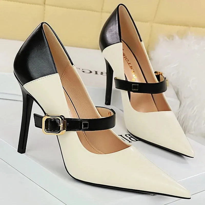 Funki Buys | Shoes | Women's Retro Colored Pointy Toe Stilettos