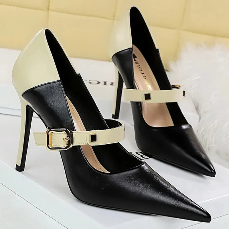 Funki Buys | Shoes | Women's Retro Colored Pointy Toe Stilettos