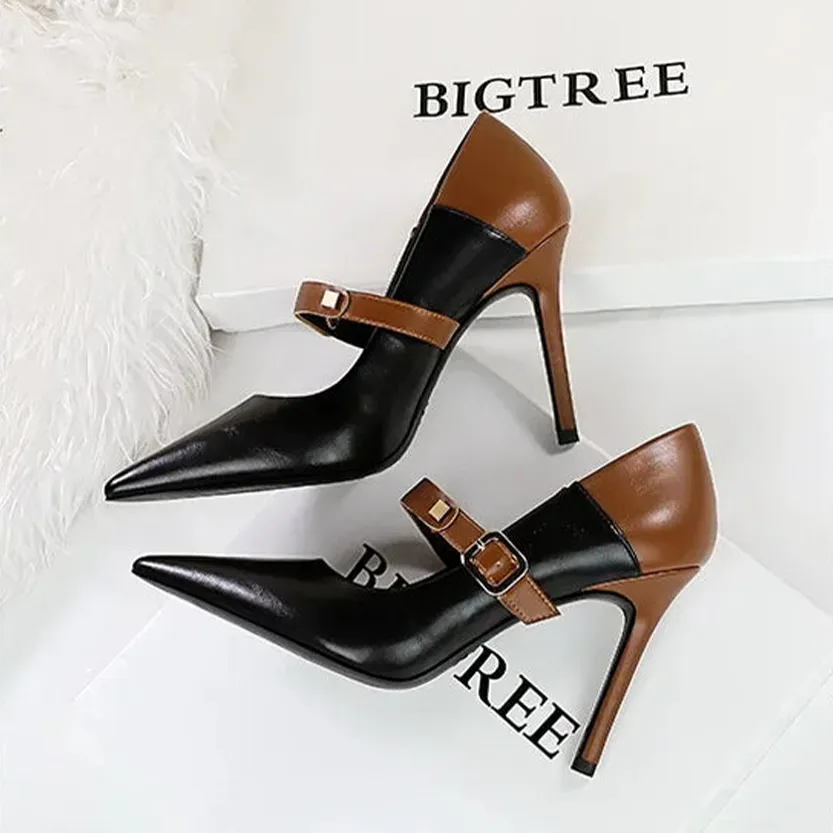 Funki Buys | Shoes | Women's Retro Colored Pointy Toe Stilettos