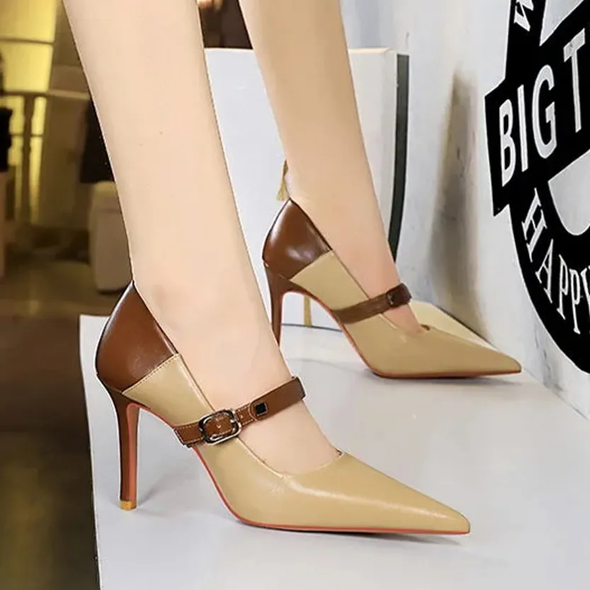 Funki Buys | Shoes | Women's Retro Colored Pointy Toe Stilettos