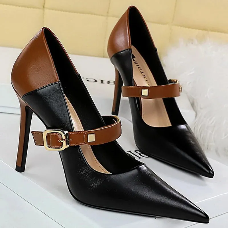 Funki Buys | Shoes | Women's Retro Colored Pointy Toe Stilettos