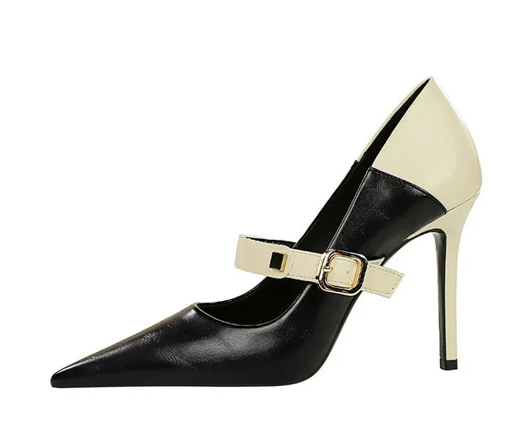 Funki Buys | Shoes | Women's Retro Colored Pointy Toe Stilettos