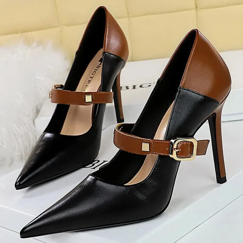 Funki Buys | Shoes | Women's Retro Colored Pointy Toe Stilettos