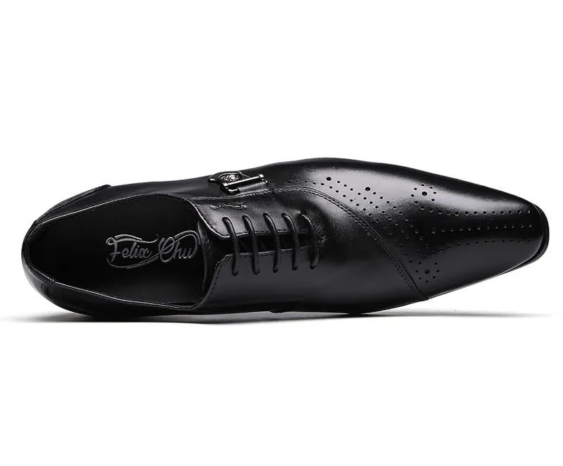 Italian Luxury Leather Brogue Shoes