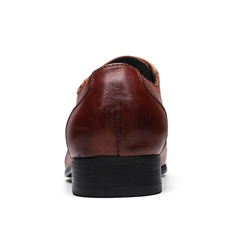 Italian Luxury Leather Brogue Shoes