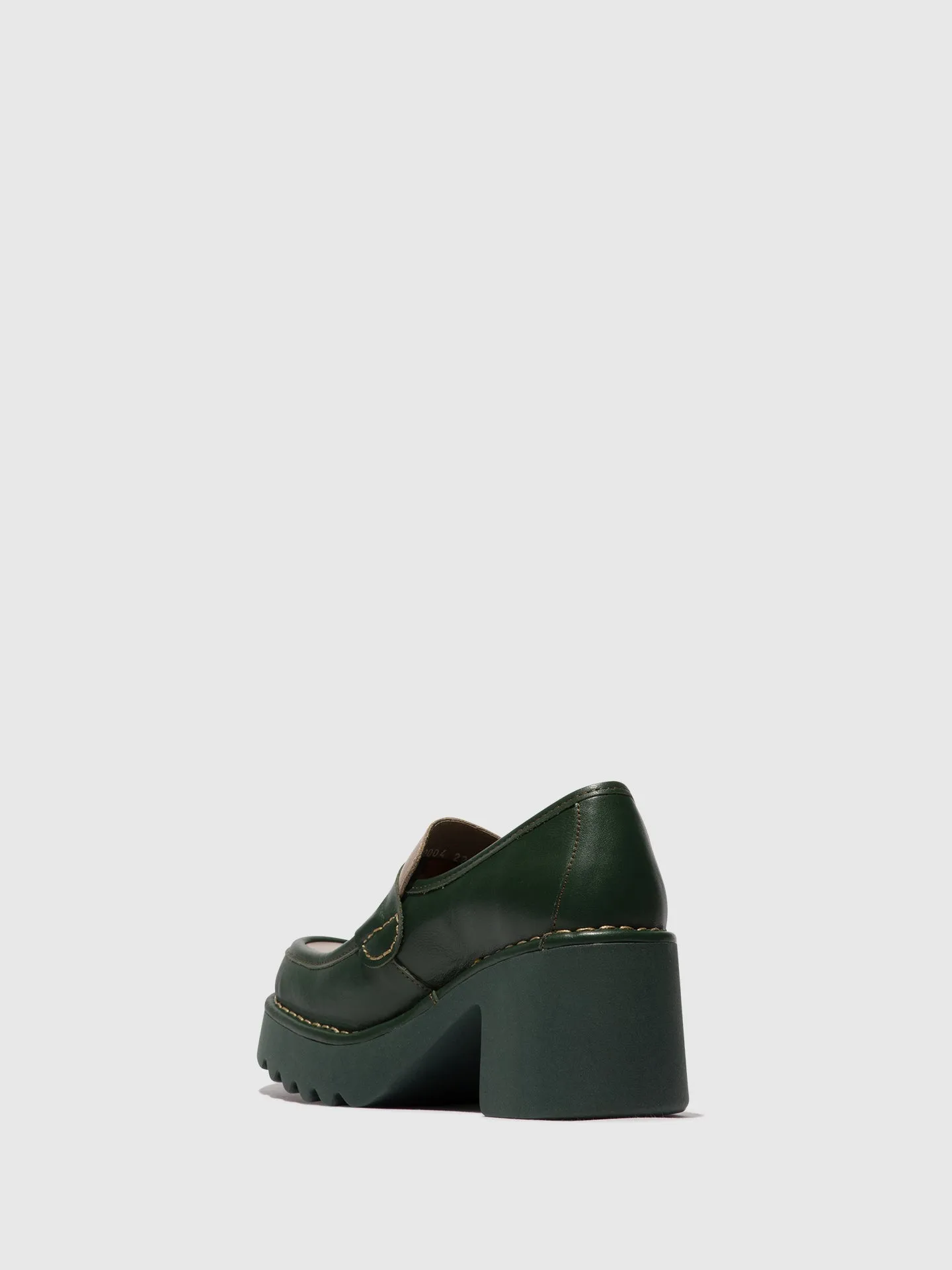 Loafers Shoes MULY252FLY DK GREEN/TAUPE