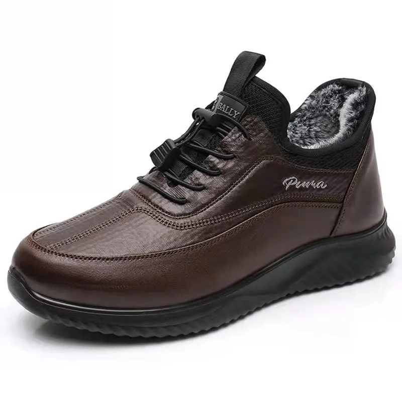 Men's Outdoor Fleece Cold-Proof Orthopedic Shoes