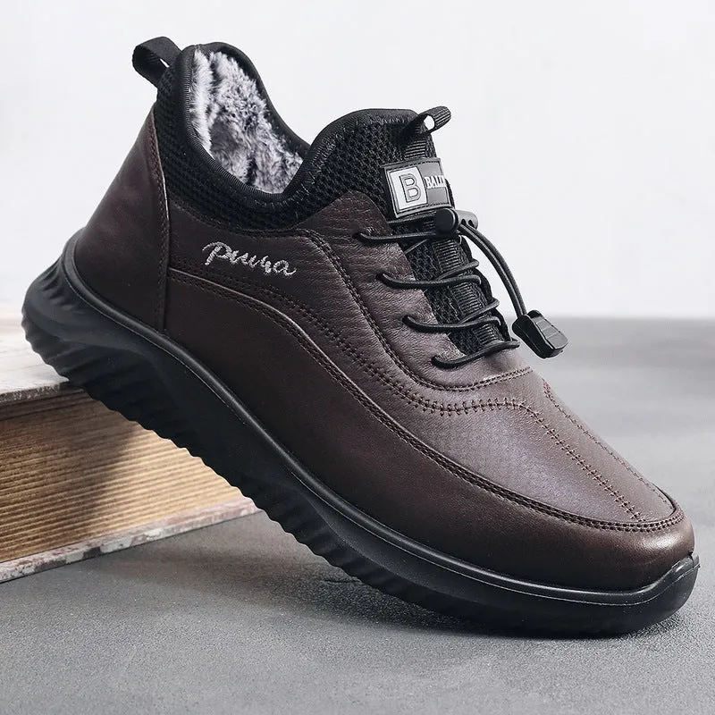 Men's Outdoor Fleece Cold-Proof Orthopedic Shoes
