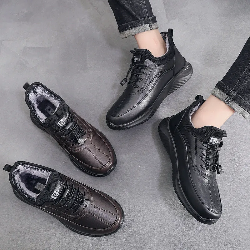 Men's Outdoor Fleece Cold-Proof Orthopedic Shoes