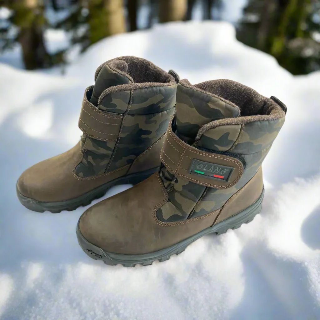 Olang MOSCA TEX Coffee Mens Winter Thermal Snow Boot, 42