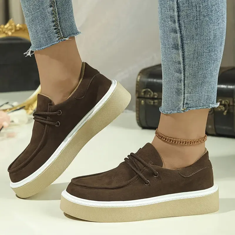 Plateau schoenen - Comfortabele veterschoenen met zachte zolen