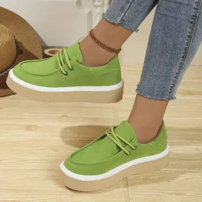Plateau schoenen - Comfortabele veterschoenen met zachte zolen