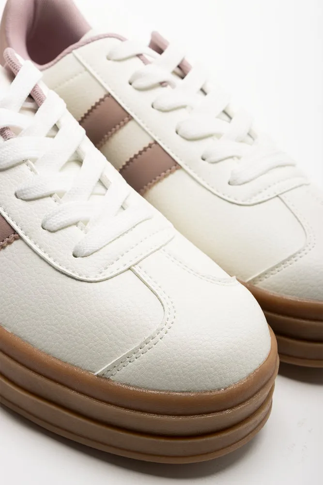 Platform Sneaker Cream