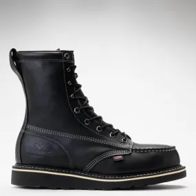 Thorogood Midnight Series 8″ Black Moc Safety Toe