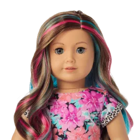 Truly Me™ 18-inch Doll #101 with wavy caramel hair