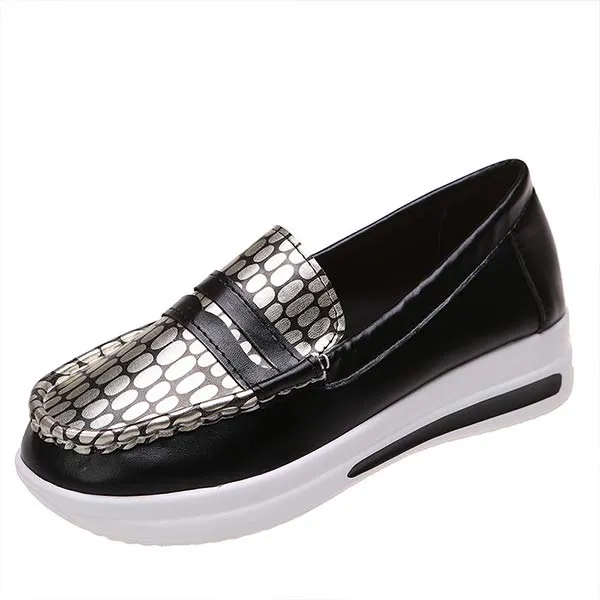 Women's Platform Casual Loafers 13422322C