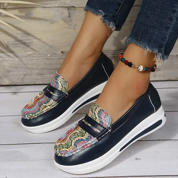 Women's Platform Casual Loafers 13422322C