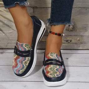 Women's Platform Casual Loafers 13422322C