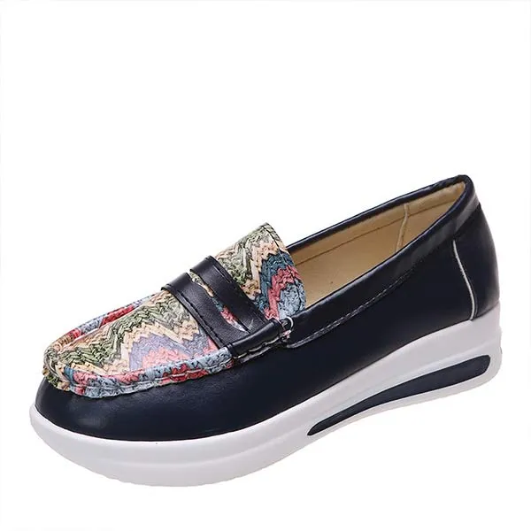 Women's Platform Casual Loafers 13422322C
